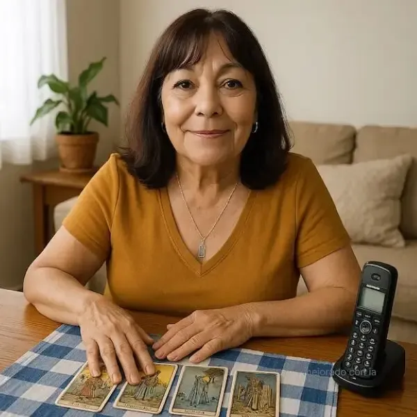 Lucía Vidal, tarotista económica